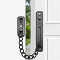 KAFENDA Security Door Chain Lock,Door Locks for Kids Safety | Stainless Steel Hotel Door Lock With Spring Button,Sturdy Door Chains for Front Door,Door Safety Locks from Inside by KAFENDA