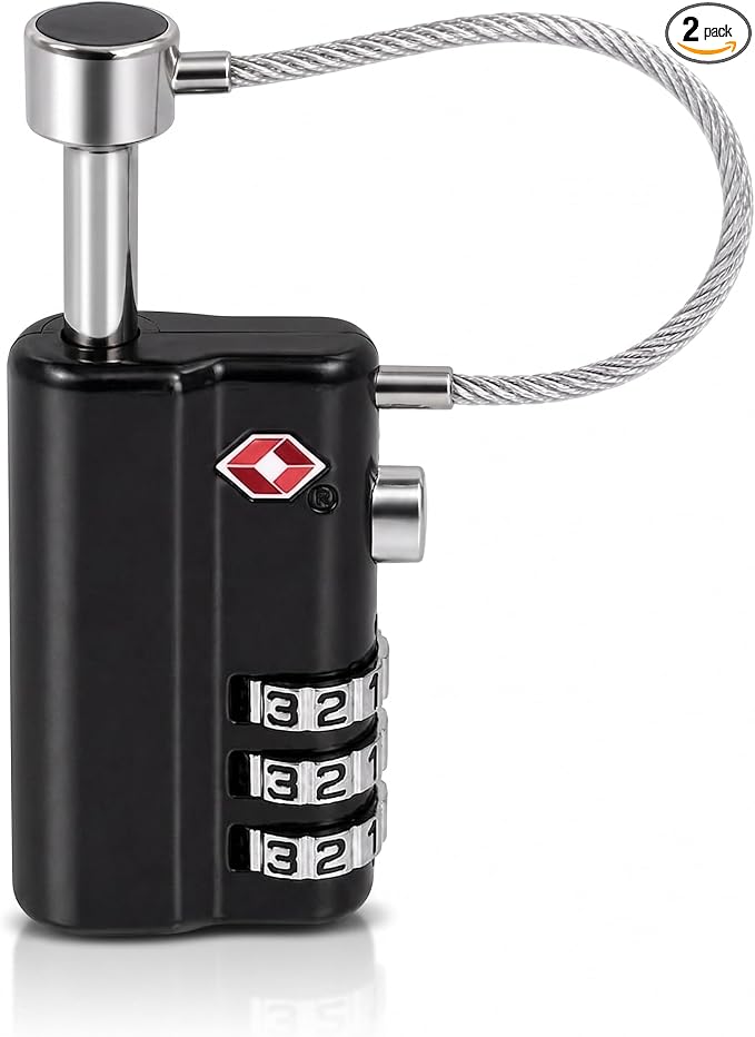 TSA Approved Combination Locks for Gun Cases, Toolboxes & Luggage (1 Pack) by YOMOADDLOCK