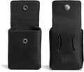 Hide & Drink, Waist Wallet, Holds Up to 20 Cards, Folded Bills & Coins, Charging Cables, Full Grain Leather, Handmade (Charcoal Black) by HideDrink