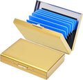 Credit Card Holder Wallet Stainless Steel Card Case RFID Blocking Business Card Holder Protector for Women Men by LOUEBICA