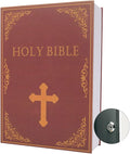 Large Diversion Book Safe Storage Box (Size 10.5"×8"×2.6") With Security Key Lock, Dictionary Secret Hidden Safe (Bible-Key) by PACOLO