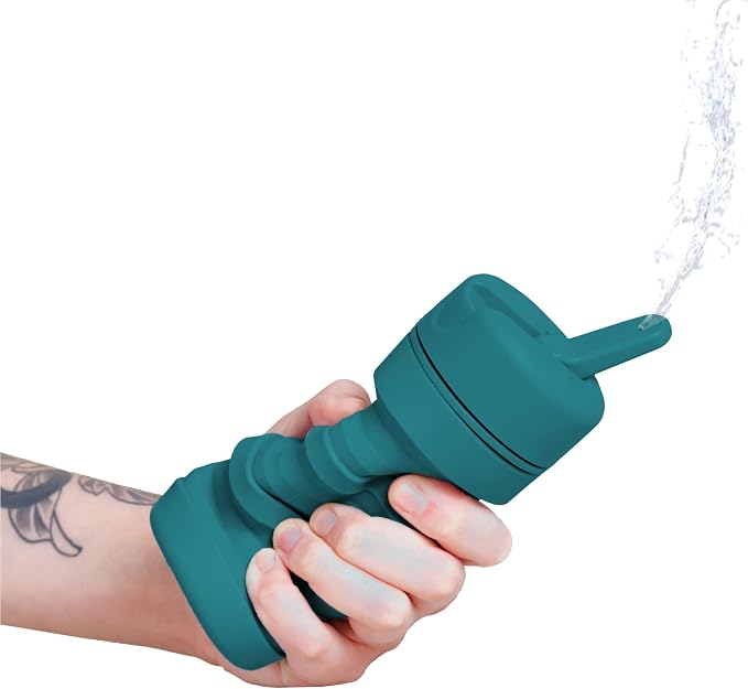 TUSHY Travel Bidet, Collapsible and Expandable Peri Bottle, Takeoff Teal | Discreet Portability, Refreshing Clean at Home, Camping and Outdoors, Hemorrhoid Relief, Postpartum Care by TUSHY