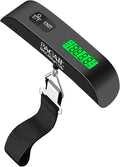 BAGAIL Digital Luggage Scale, 110lbs Hanging Baggage Scale with Backlit LCD Display, Portable Suitcase Weighing Scale, Travel Luggage Weight Scale with Hook, Strong Straps for Travelers by BAGAIL