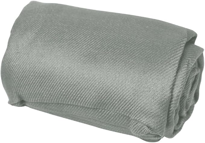 Cozy Compact Airplane Travel Blanket for Your Flight, Car, Camping, Home or Comforting Warmth Anywhere! - Charcoal - Image 3