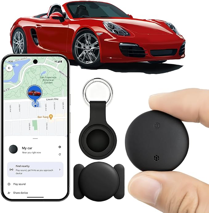 Android Find My Device Subscription-Free GPS Car Locator ，Super Magnetic! 365-Day Ultra-Long Battery Life! – Waterproof, Drop-Resistant, and Stealth Tracking. by Unknown