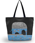 Beach Tote Bags Travel Totes Bag Shopping Zippered Tote for Women Foldable Waterproof Overnight Handbag by newplenty
