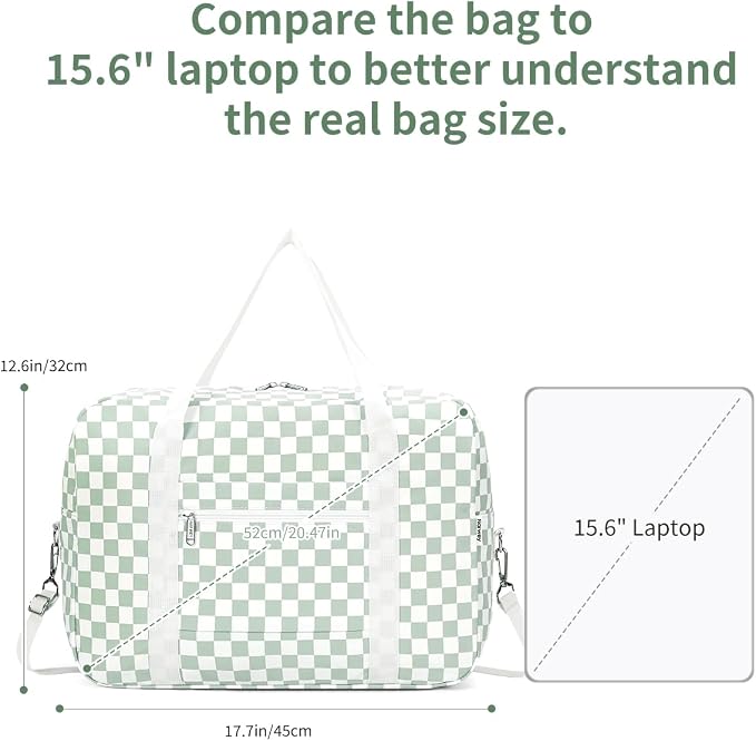 For Spirit Airlines Personal Item Bag Foldable Travel Duffel Bag Tote Carry on Luggage Duffle Overnight for Women and Men - Image 8