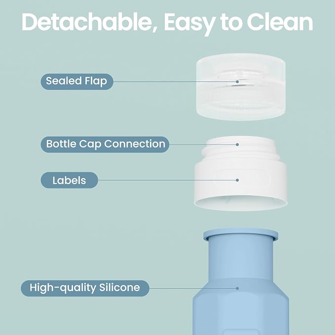 Redfly 17 Pack Travel Bottles for Toiletries, Tsa Approved 3oz Travel Size Containers, Leak Proof Travel Size Toiletries Bottles Silicone, BPA Free Refillable Shampoo Conditioners Kits, Gray - Image 7
