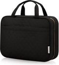 HXLGMD Travel Size Toiletry Bag for Women, Portable Cosmetic Bag with Hanging Hook, Travel Essentials Water-resistant Makeup Organizer for Accessories, Shampoo, Full-size Container, Toiletries by HXLGMD