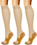 3 Pack Medical Compression Sock-Compression Sock For Women and Men Circulation -Best for Running,Nursing,Athletic Sports by LaiteHebe