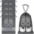 15 Pack Shoe Bags, Portable Travel Shoe Bags, 17.3 x 12.6 Inches, Storage Bags for Packing, Travel Essentials for Men and Women by Unknown