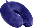 Travel Pillow - Memory Foam Neck Pillow Support Pillow,Luxury Compact & Lightweight Quick Pack for Camping,Sleeping Rest Cushion (Blue) by Unknown