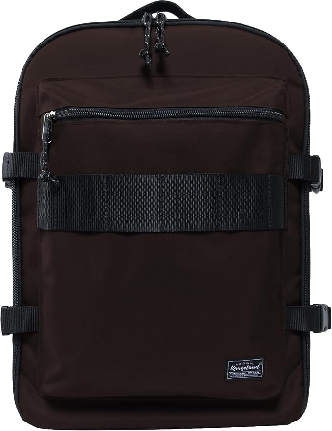 Travel Backpack 17L Lightweight Casual Small Carry-on Daypack 15-inch Laptop Notebook, Underseat Overnight Weekender, Brown by Rangeland