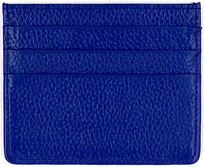 Tapp Collections RFID Protect Slim Minimalist Pocket Leather Wallet Card Holder - Dark Blue by Tapp+Collections