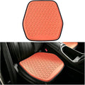 Zpana Gel Car Seat Cushion, Non-Slip & Comfortable Automotive Chair Protector Pad for Driving, Breathable Vehicle Interior Mat Cover Accessories, Universal Fit (Orange) | Comfortable Automotive Chair Protector Pad, Vehicle Interior Mat Cover Accessorie... by Unknown
