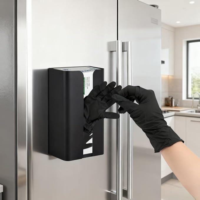 Magnetic Glove & Tissue Dispenser Holder - Holds Boxes of Gloves, Towels, Wipes, Tissues - Mount onto a Tool Box or in Garages, Workshops and Kitchens - Image 8