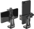 NEEWER Smartphone Holder Phone Tripod Mount Compatible with iPhone Android | Compatible with iPhone 17 16 15 Pro Max Plus Samsung Galaxy S26 S25 S24 Ultra, Cell Phone Clip Adapter for Tripod, 1/4" Screw by Neewer