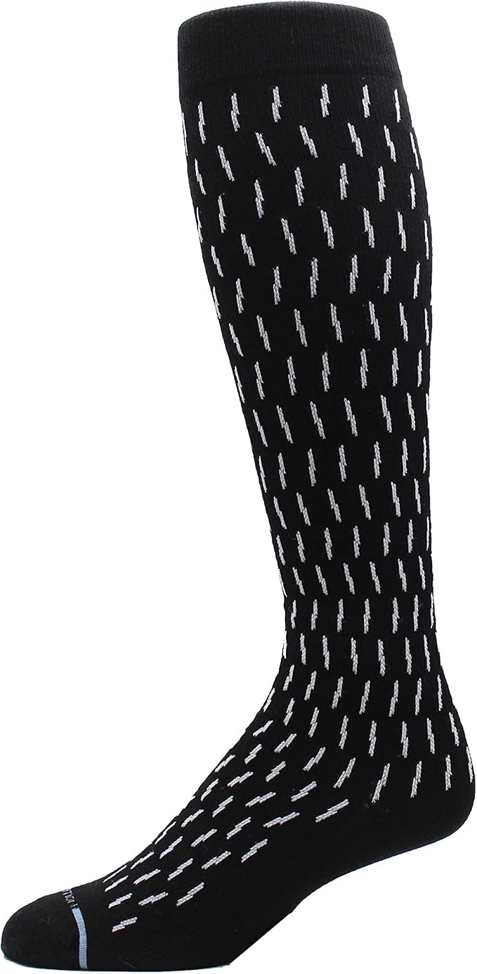Dr. Motion 4 Pairs Men's Athletic Traveler Graduated Compression Knee High Socks - Image 4