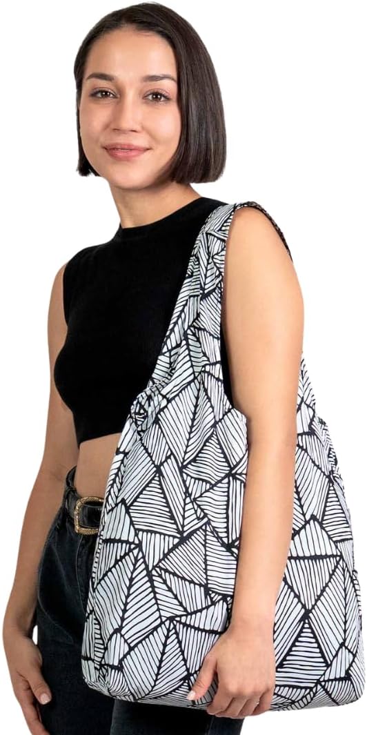 Nanobag Standard 19L Tote Foldable Packable Reusable Grocery Shopping Bag | 0.9 oz Premium Portable Collapsible Ultralight Pocket-Sized for Everyday Use & Travel - Image 2