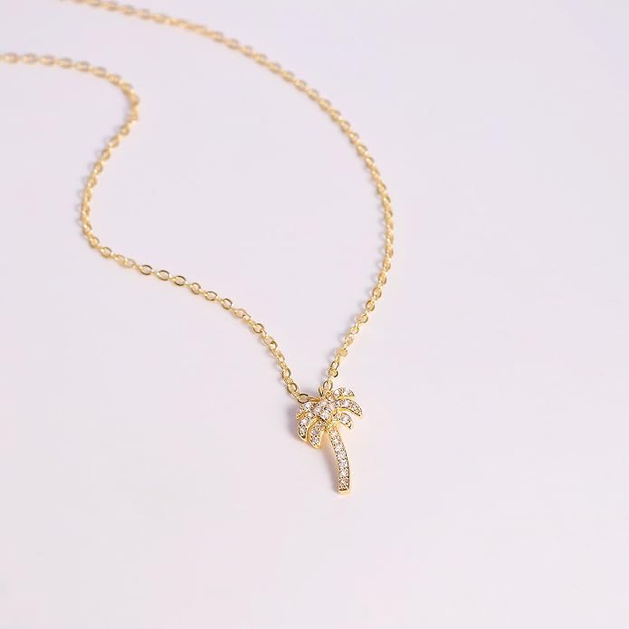 Gold Necklace for Women, Dainty Charm Pendant Necklace Jewelry Gift | 14K Gold Plated, Cute, Delicate, Adults, Non Tarnish, Hypoallergenic, Accessories - Image 4