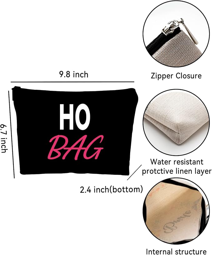 ZUYUROU Funny Gifts for Women, Funny Makeup Bag for Best Friends, Birthday Gifts Stocking Stuffers For Women - Image 2