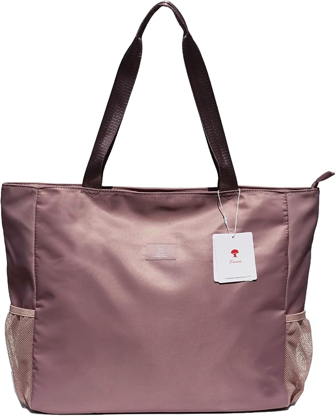 ESVAN LARGE BEACH BAG Water Resistant Lightweight 20 inch Women Oversize Tote Bag for Gym Beach Travel Pool Yoga Nurse - Image 4