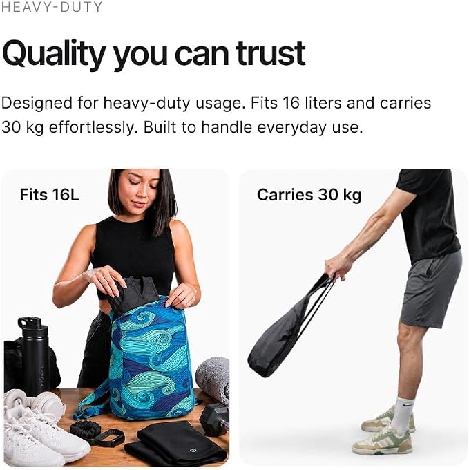 Nanobag Daypack 16L Ultralight Packable Foldable Travel Backpack for Hiking | 1.15 oz Portable Collapsible Pocket-Size with YKK Zipper and Wide Comfortable Shoulder Straps for Everyday Use and Sports - Image 7