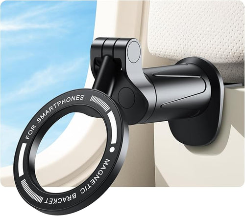 Airplane Phone Holder, for Magsafe Airplane Gadgets Phone Mount | Universal 360 Degree Rotation, Airplane Travel Essentials Phone Holderfor Flight Europe Vacation Essentials by Fioenna