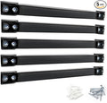 DGSL Heavy Duty Magnetic Tool Holder, 5 Pack 12" Wall Mount Organizer | Space-saving Magnetic Strip, Magnetic Knife Holder, Screwdrivers, Wrenches, Pliers, Garage and kitchen Organization by DGSL