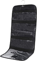 Foldable Clear Hanging Travel Toiletry Bag Cosmetic Organiser Storage by WODISON