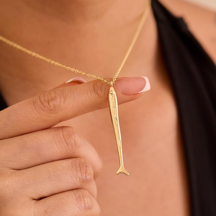Gold Necklace for Women, Dainty Charm Pendant Necklace Jewelry Gift | 14K Gold Plated, Cute, Delicate, Adults, Non Tarnish, Hypoallergenic, Accessories - Image 2