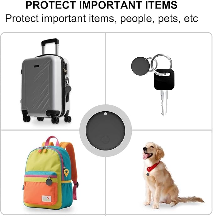 Android GPS Tracker for Vehicles No Subscription, 2 Pack | Hidden Tracking Device, Car Tracker Compatible with Google Find My, Smart Tag with Audio for Kids, Key, Dogs, Luggage, Bag - Image 5
