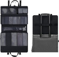 ECOHUB Hanging Travel Closet Portable Luggage Organizer Packing Bag,Black by ECOHUB