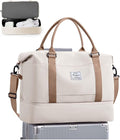 Travel Duffel Bag, Sports Tote Gym Bag, Shoulder Weekender Overnight Bag for Women by WONHOX