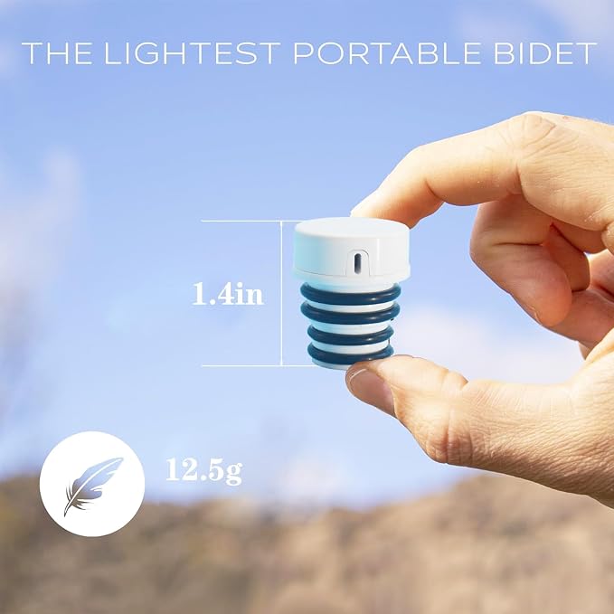 Portable Bidet for Toilet, Travel, Hiking or Camping. Compatible with Every Bottle. Ultralight - Image 4