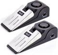 Door Stop Alarm, Door Stopper with 120DB Security Alarm, Floor Wedge Doorstop for Travel Apartment Home House (Pack of 2) by Monsin