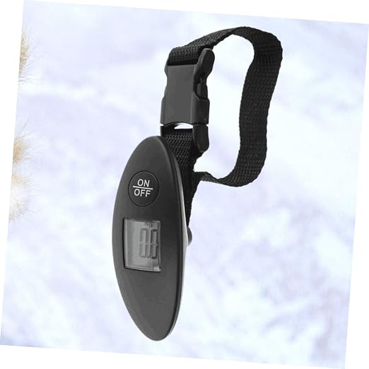 Beavorty 2pcs Luggage Scale Mini Electronic Scale High Precision with LCD Display for Daily Use Compact and Durable Design No Battery Required - Image 3