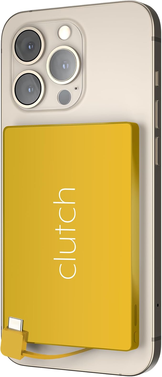 Clutch - Pro USB-C Portable Charger - Compatible with iPhone 15, 16, 17 & Android Devices - Power Bank Magnetic Battery - TSA Travel Approved - USB Rechargeable - Built-in Cable - 5000 mAh - 3.7oz - Image 3