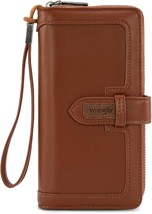 X Wrangler Women's Wallets Bifold Wristlet Wallets for Women Large Capacity Credit Card Wallet with ID Window by THEOFFICIALMONTANAWEST