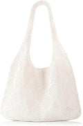 COOKOOKY Crochet Beach Tote bag Summer Beach Bag for Women Aesthetic Mesh Tote Bag Hippie Bag Knit Bag by COOKOOKY