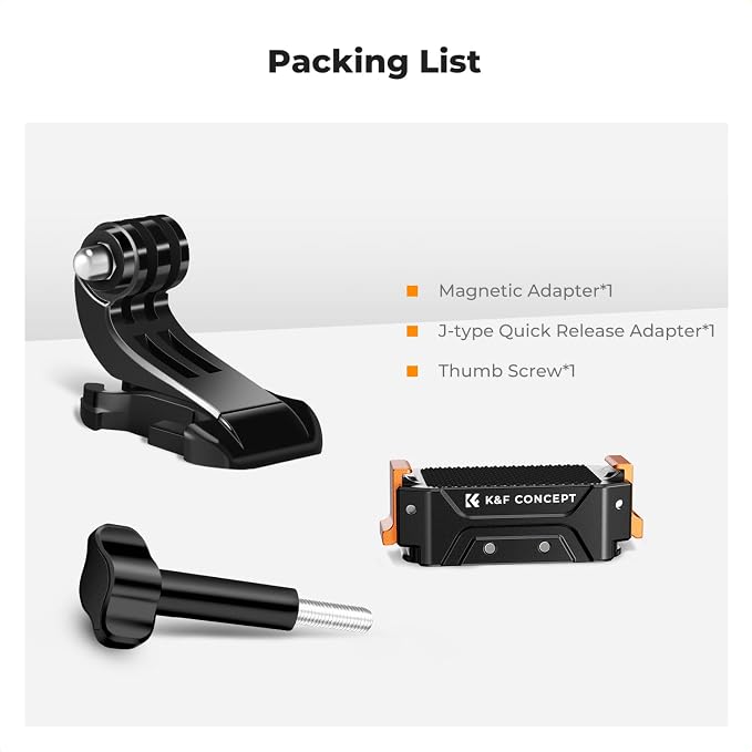 K&F CONCEPT Magnetic Quick Release Adapter Mount for DJI Osmo Action 5 Pro | Aluminum Alloy Bracket Expansion with 1/4 Screw Hole/Adapter Connection for DJI Osmo 360/Osmo Action 3/4 Accessories, PP06 - Image 7