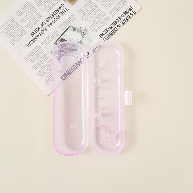 Newly upgraded toothbrush travel case, suitable for Oral-B/Oral-B Pro/Philips Sonicare/Aquasonic toothbrush, travel electric toothbrush box (pink) - Image 8