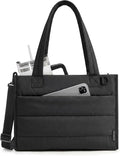 BAGSMART Small Tote Bag for Women, Work Teacher Bag with Zipper Closure by BAGSMART