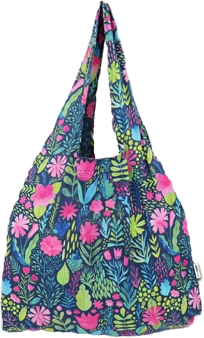Compact Reusable Grocery Tote Bag – Lightweight, Foldable & Packable Shopping Bag for Travel by NANOPLUS