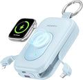 RORRY CharmGo Portable Charger, 20000mAh PD 30W Portable Charger Power Bank | Built-in Cables, Fast Charging Keychain Portable Battery Pack, Travel Essentials for iPhone, Apple Watch, iPad by RORRY