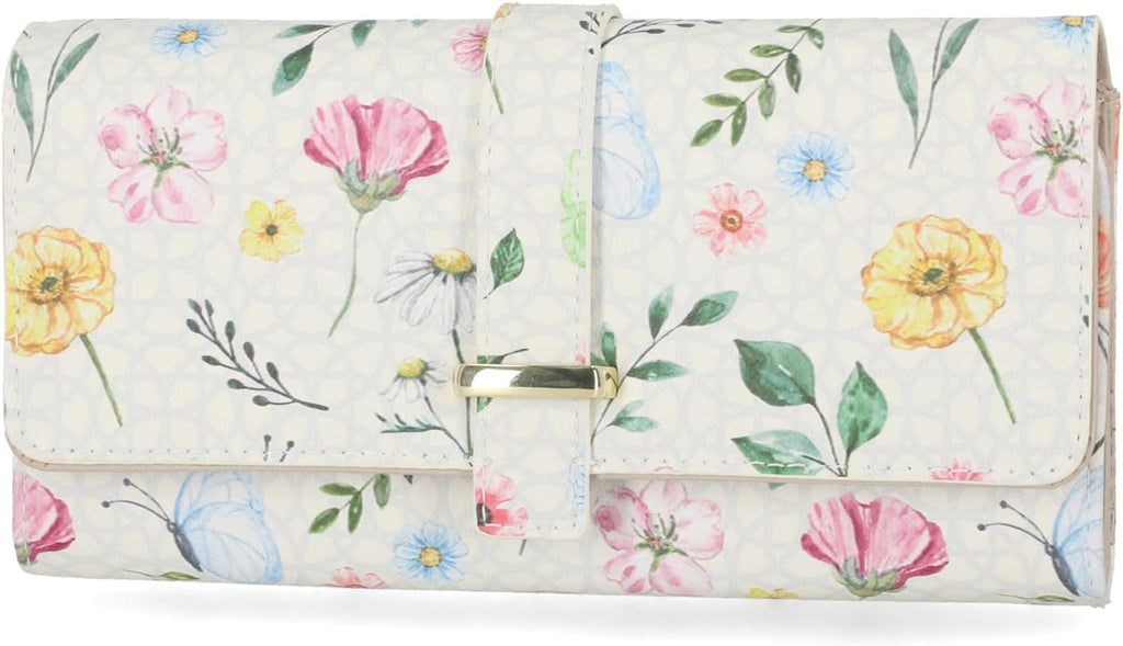 Mundi File Master Womens RFID Blocking Wallet Clutch Organizer With Change Pocket by MUNDI