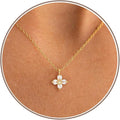 Gold Necklace for Women, Dainty Charm Pendant Necklace Jewelry Gift | 14K Gold Plated, Cute, Delicate, Adults, Non Tarnish, Hypoallergenic, Accessories by GUOKEJEWELRY