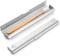 Toothbrush Travel Case Aluminum, Portable Toothbrush Holders Travel, Manual Toothbrush Case Container for Traveling, Bathroom, Camping, Business Trip-1Pack Silver by Unknown