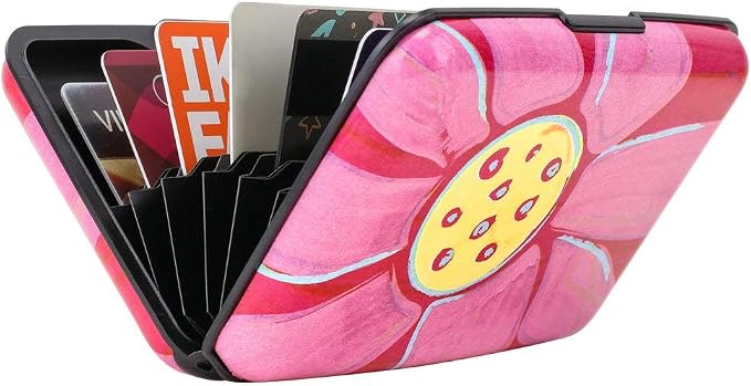 RFID Blocking Credit Card Protector Case Holder Wallet for Men Women | RFID Blocking Credit Card Protector Aluminum ID Case Hard Shell Business Card Holders Metal Wallet for Men or Women - Image 6