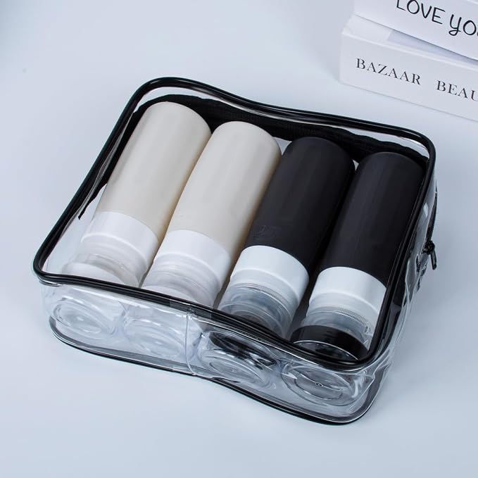 vodvob TSA Approved Travel Bottles Set, 16 Pack Leak Proof Silicone Refillable Containers for Toiletries, Perfect for Shampoo, Conditioner, Lotion & Travel Essentials (tz-4) - Image 3